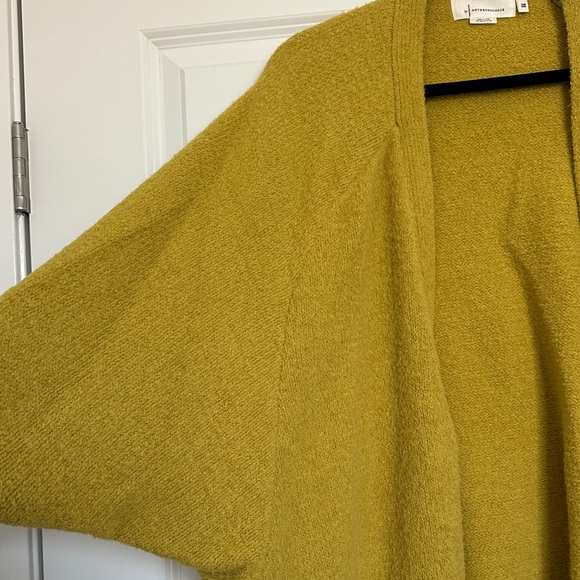 Anthropologie Mustard Cardigan Sweater - Picture 4 of 4